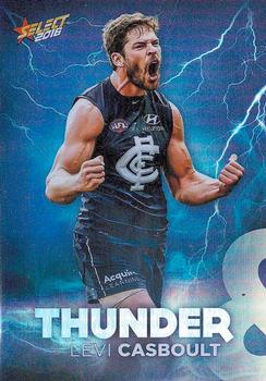 2016 Select Footy Stars - Thunder & Lightning #TL5 Levi Casboult Front